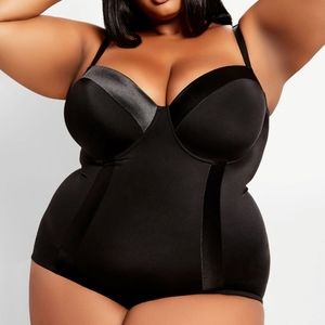 Black Medium Control Shaping Bodysuit